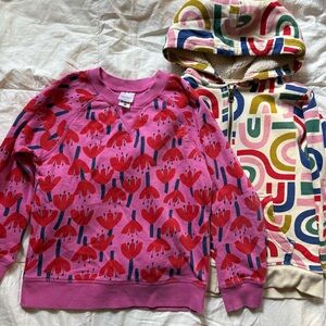 Two Hanna Andersson sweatshirts